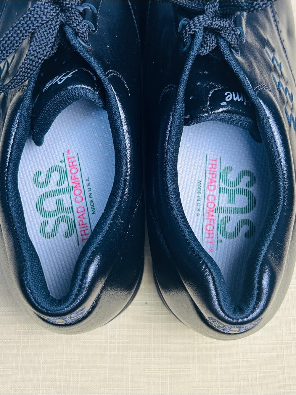 SAS Free Time Women’s 9 Black Leather Comfort Walking Shoes New Complete In Box - Picture 5 of 10
